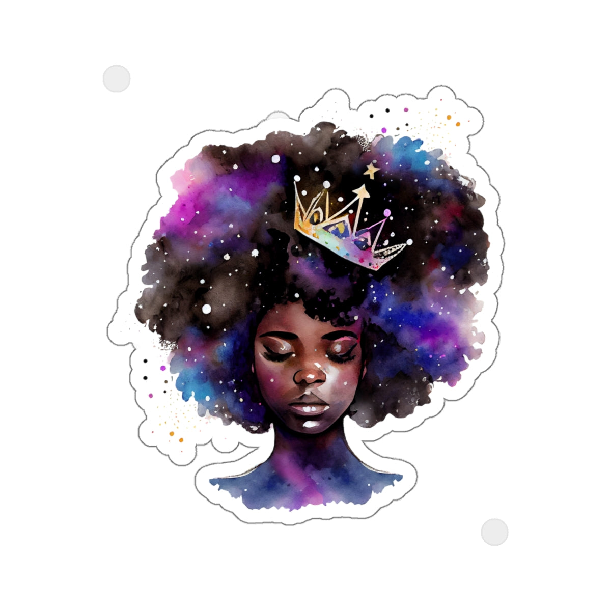 Galaxy Queen - Kiss-Cut Stickers