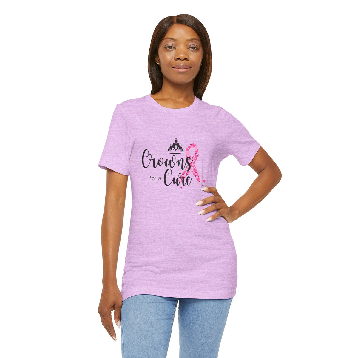 Crowns for a Cure - Breast Cancer Support Tee