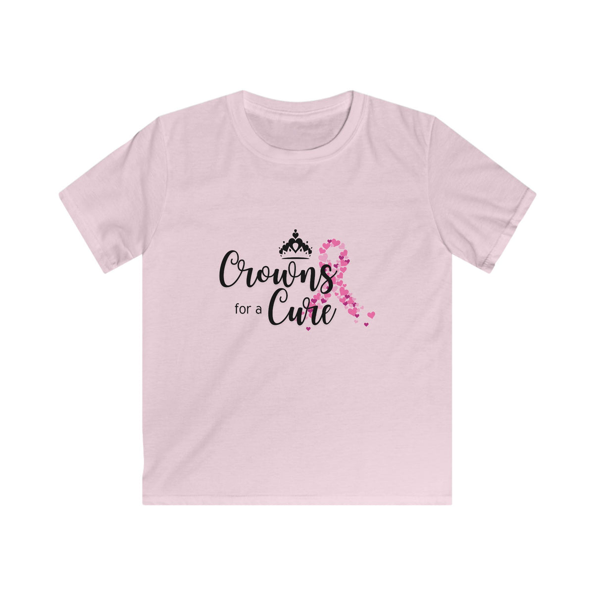 Crowns for a Cure - Breast Cancer Support Youth Tee