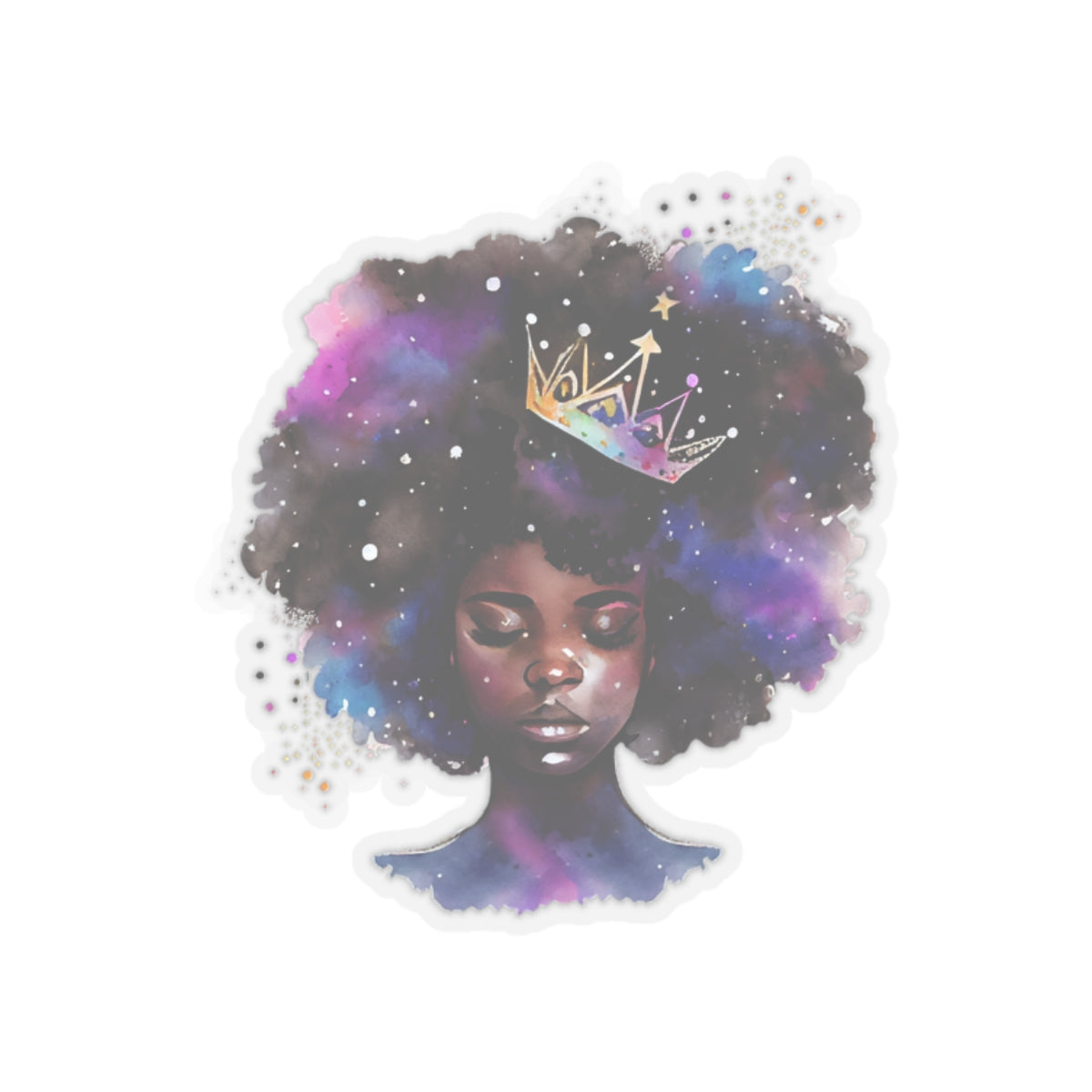Galaxy Queen - Kiss-Cut Stickers