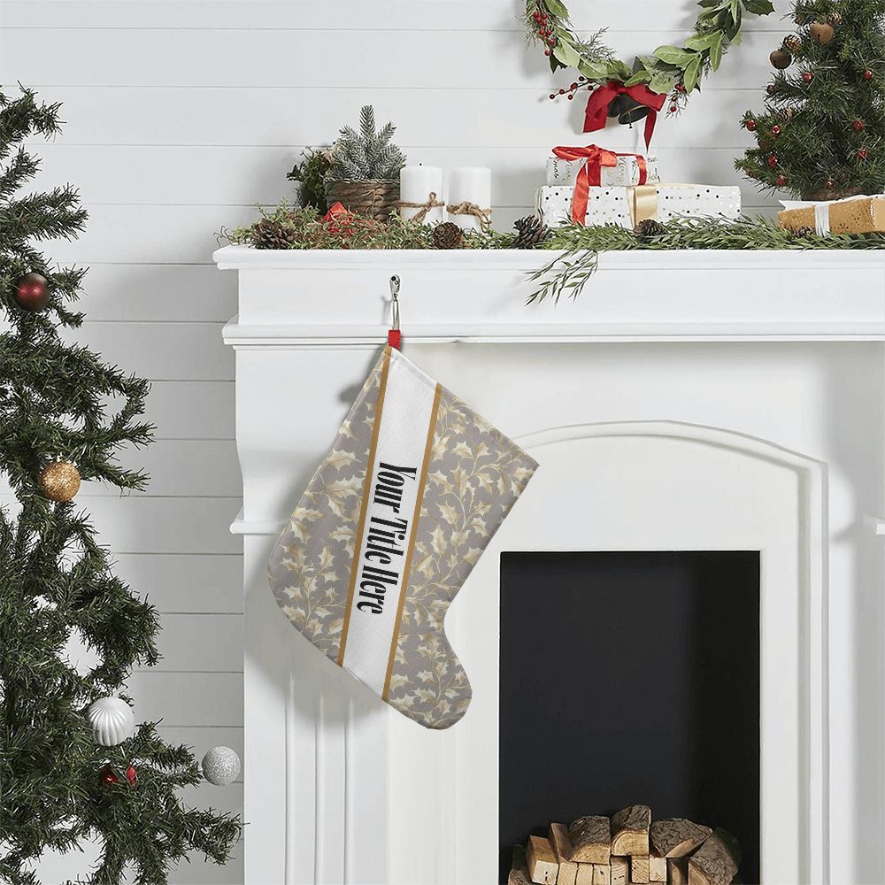Ivy Custom Title Holder Stocking