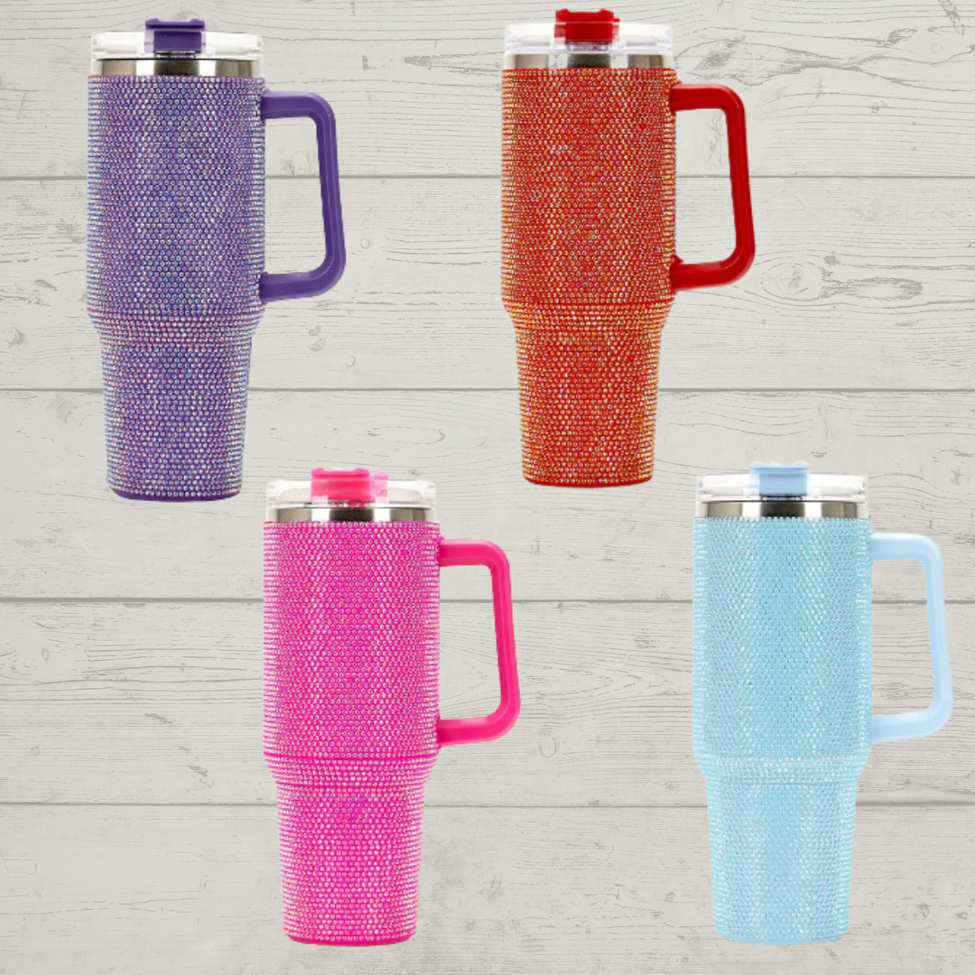 40oz Rhinestone Tumbler