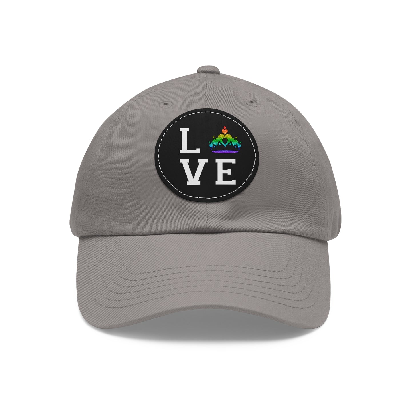 Queens for Love - Dad Hat with Leather Patch