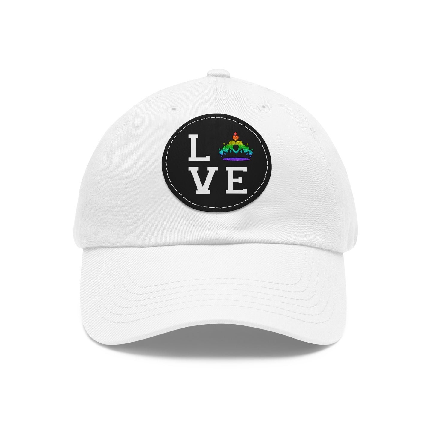 Queens for Love - Dad Hat with Leather Patch