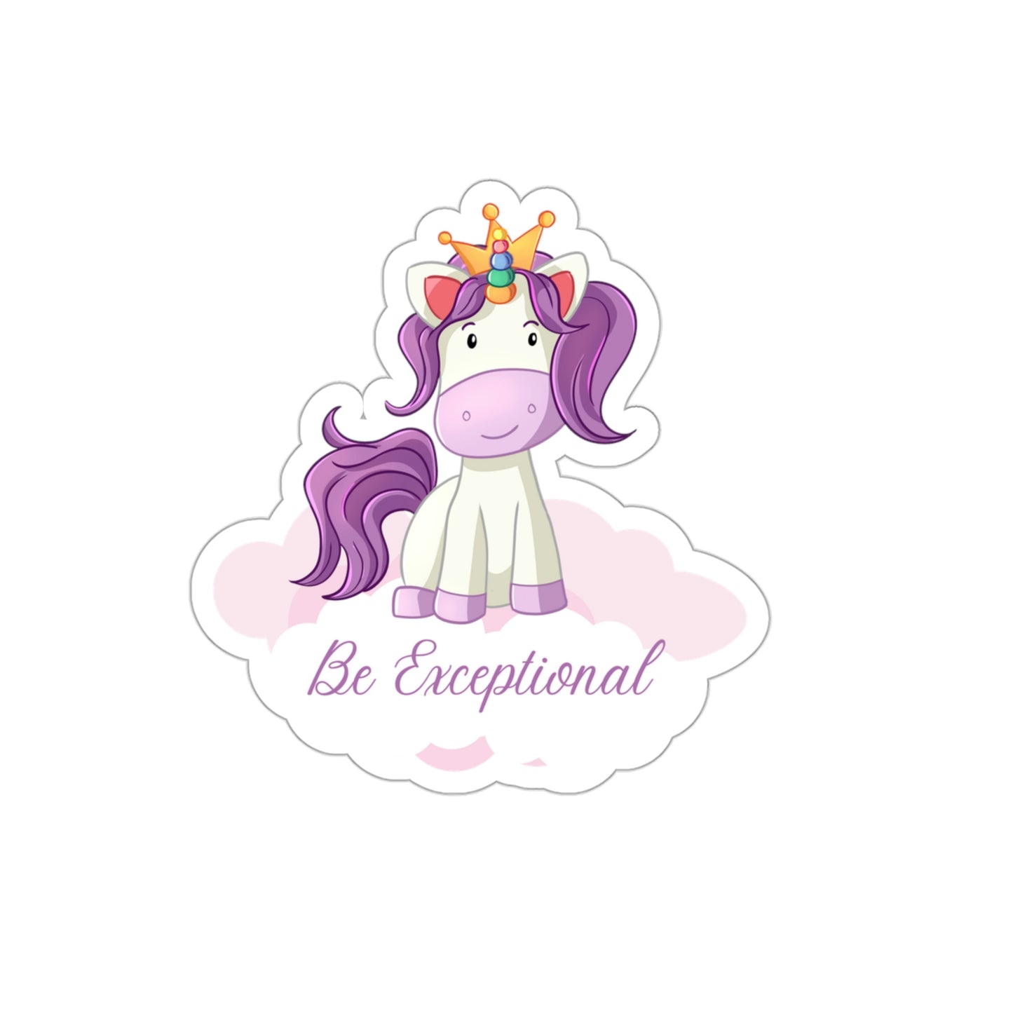 Be Exceptional - Die-Cut Stickers
