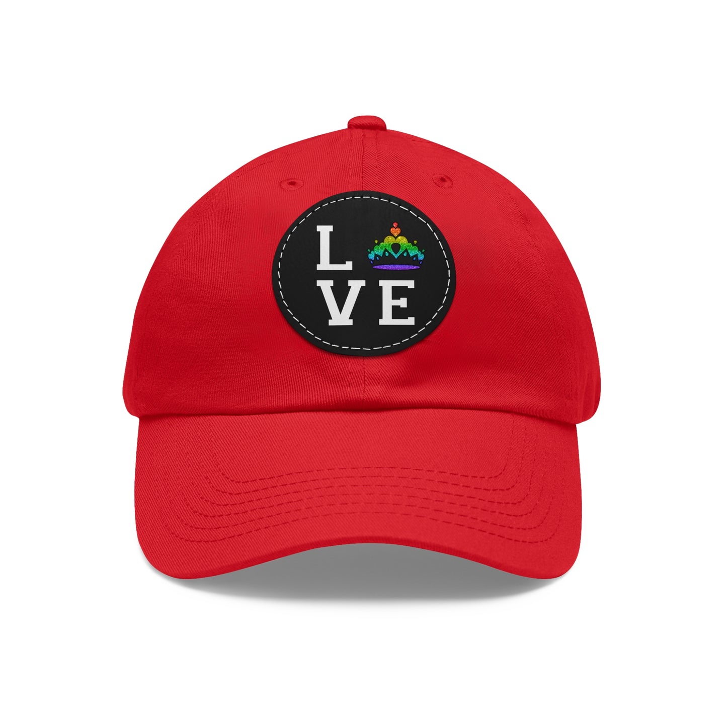 Queens for Love - Dad Hat with Leather Patch