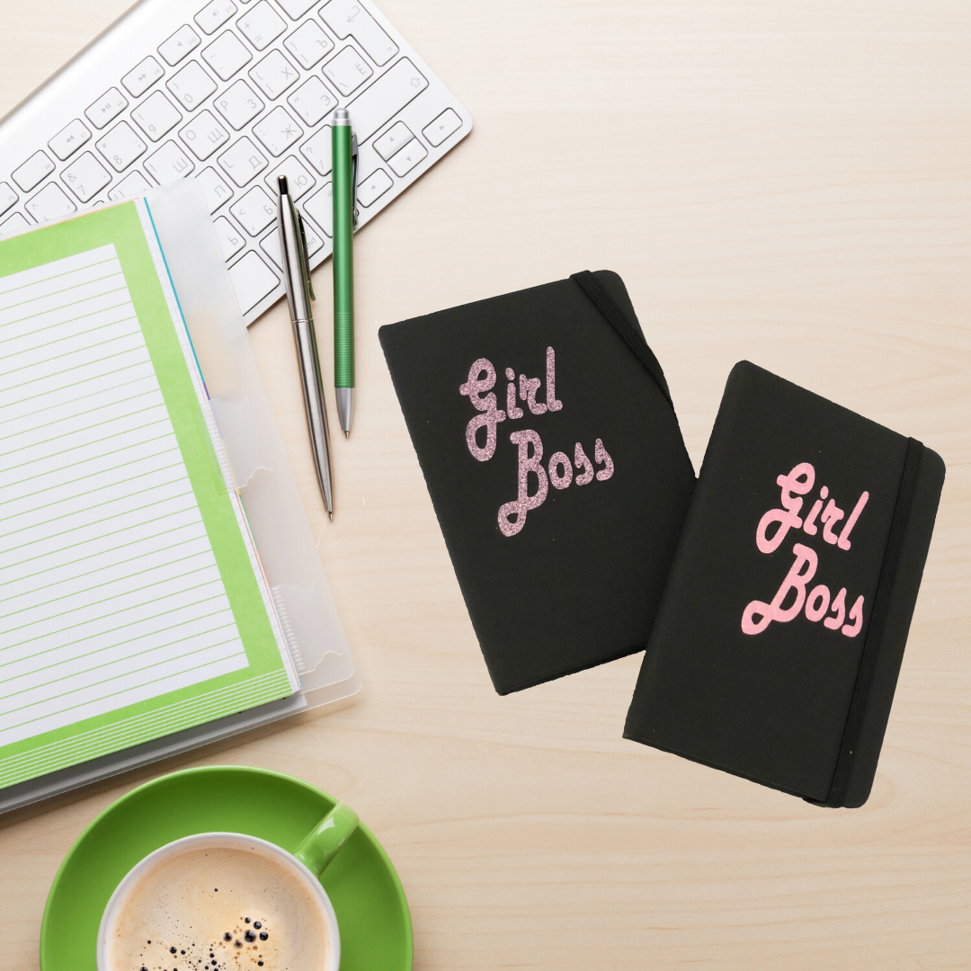 Girl Boss Leatherette Journal - 5" with Inner Pocket