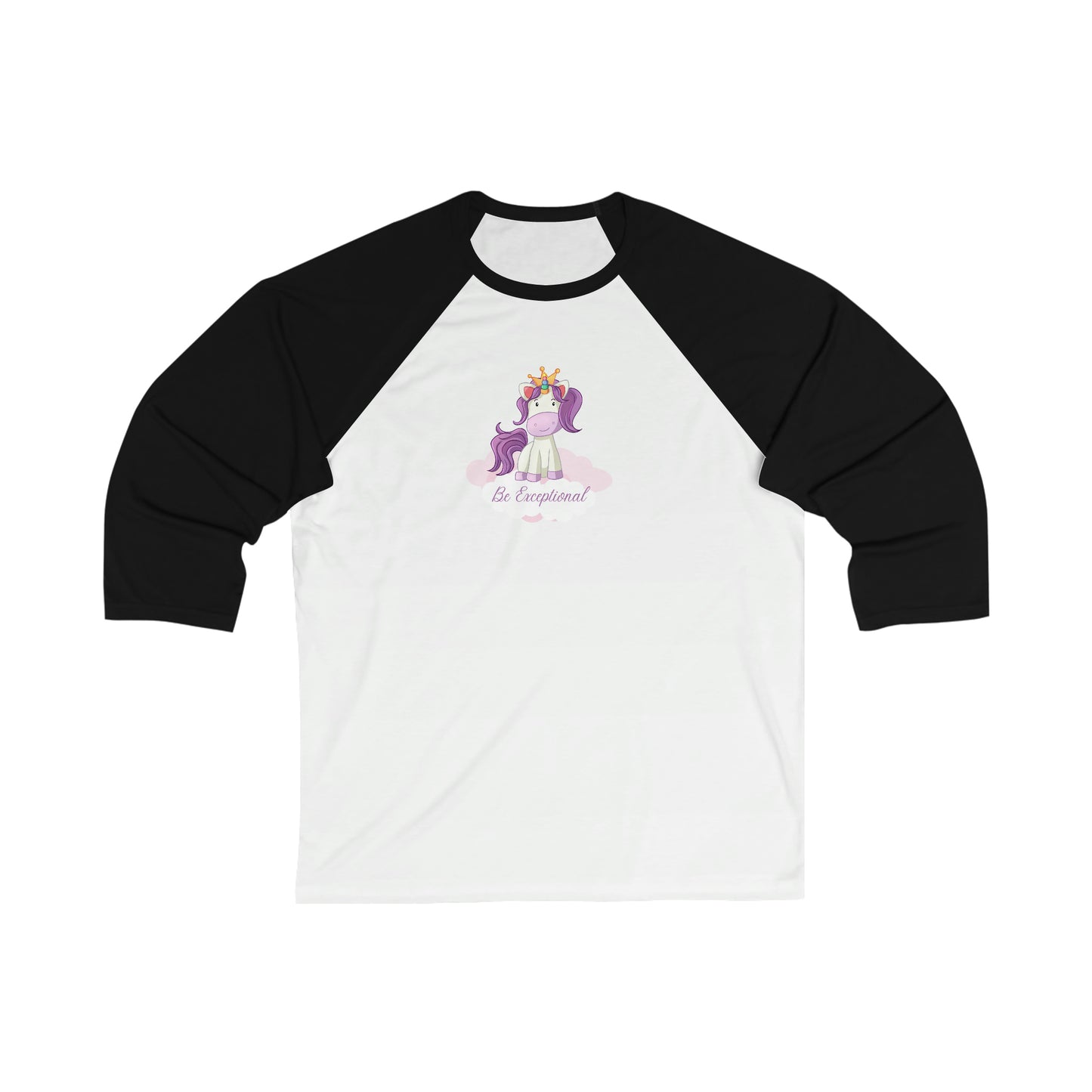 Be Exceptional 3\4 Sleeve Baseball Tee