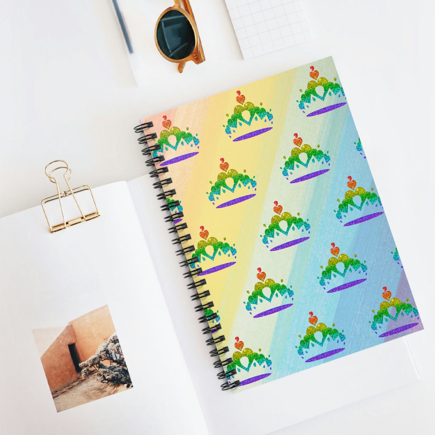 Queens for Love - Spiral Notebook