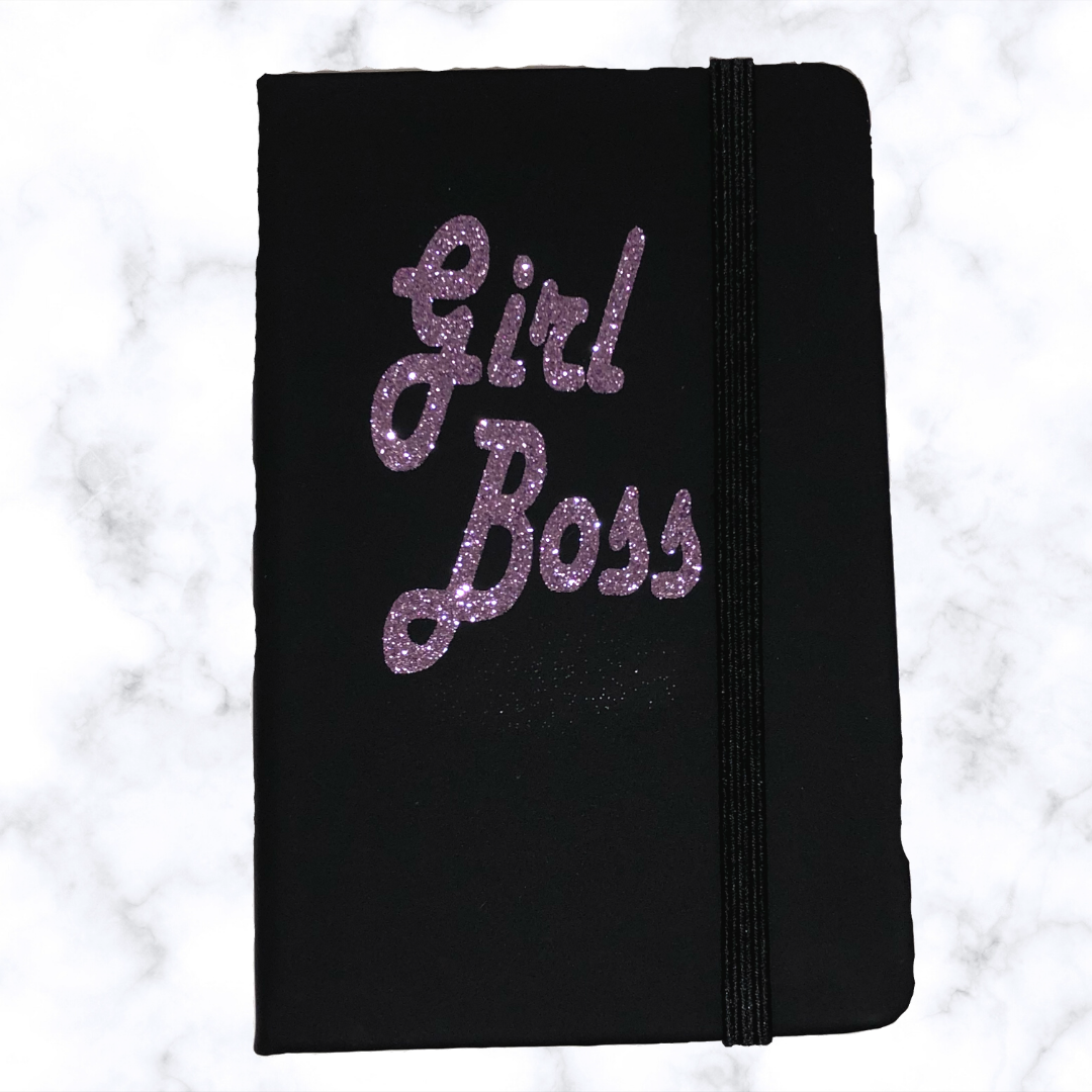 Girl Boss Leatherette Journal - 5" with Inner Pocket