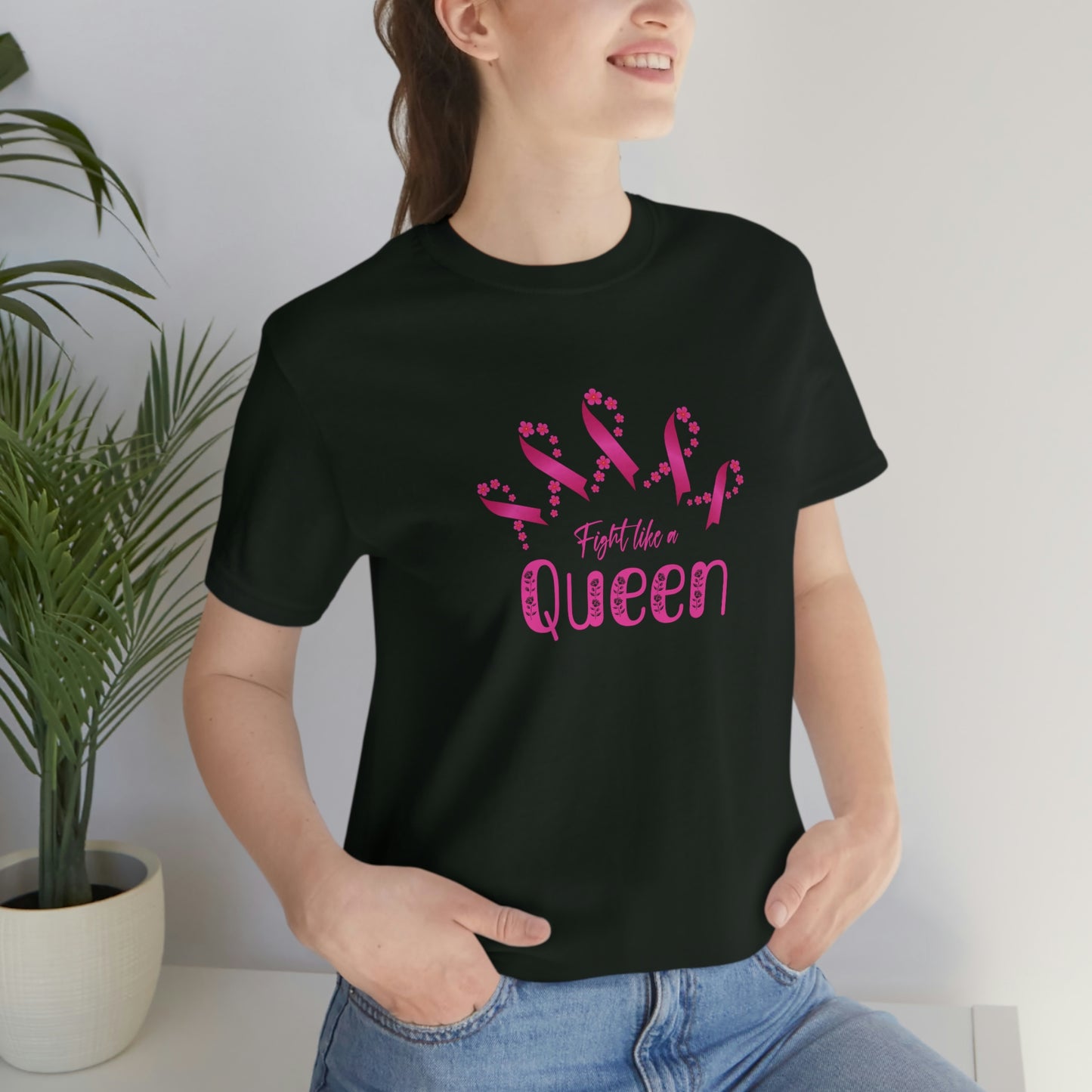 Fight Like a Queen - Unisex Jersey Short Sleeve Tee