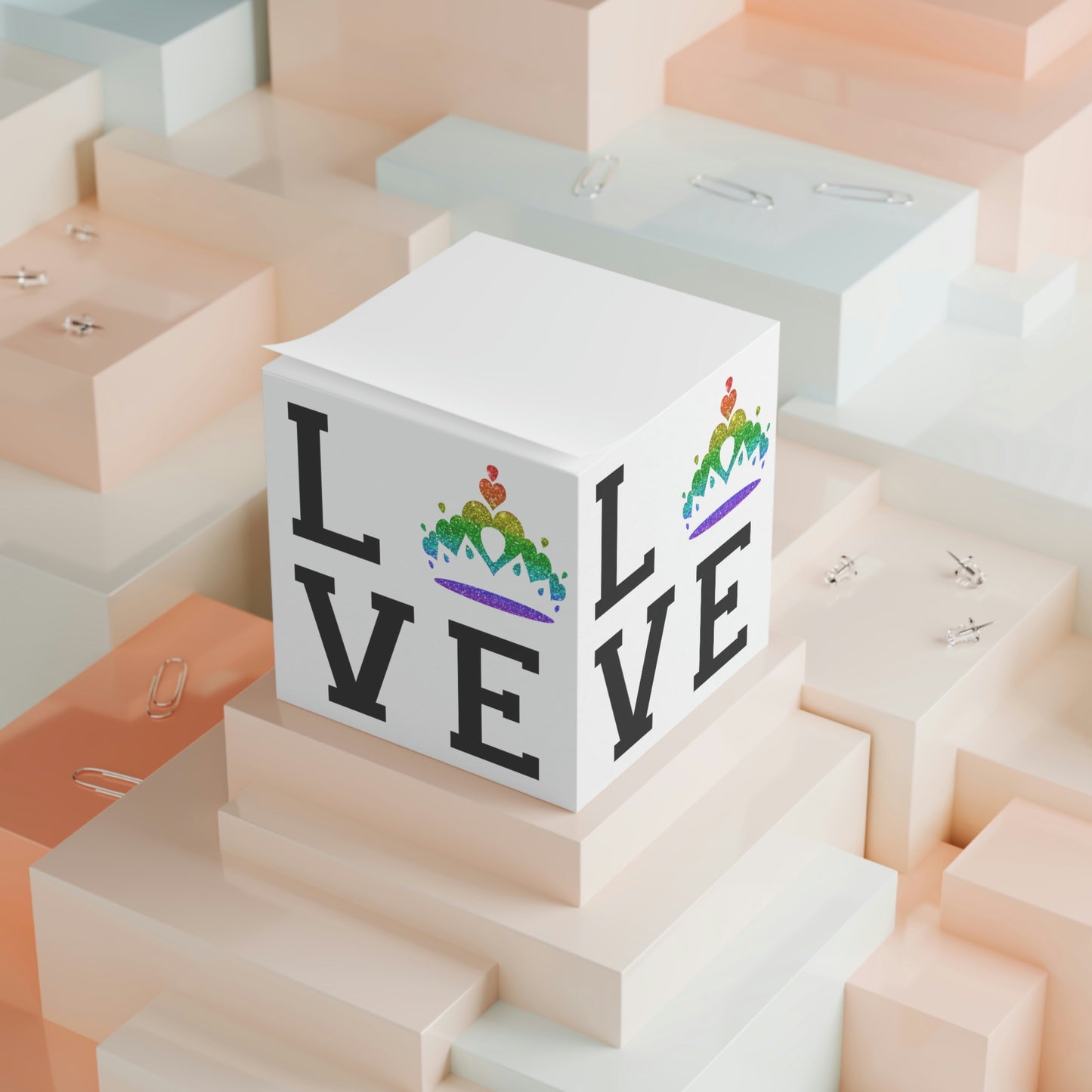 Queens for Love - Note Cube