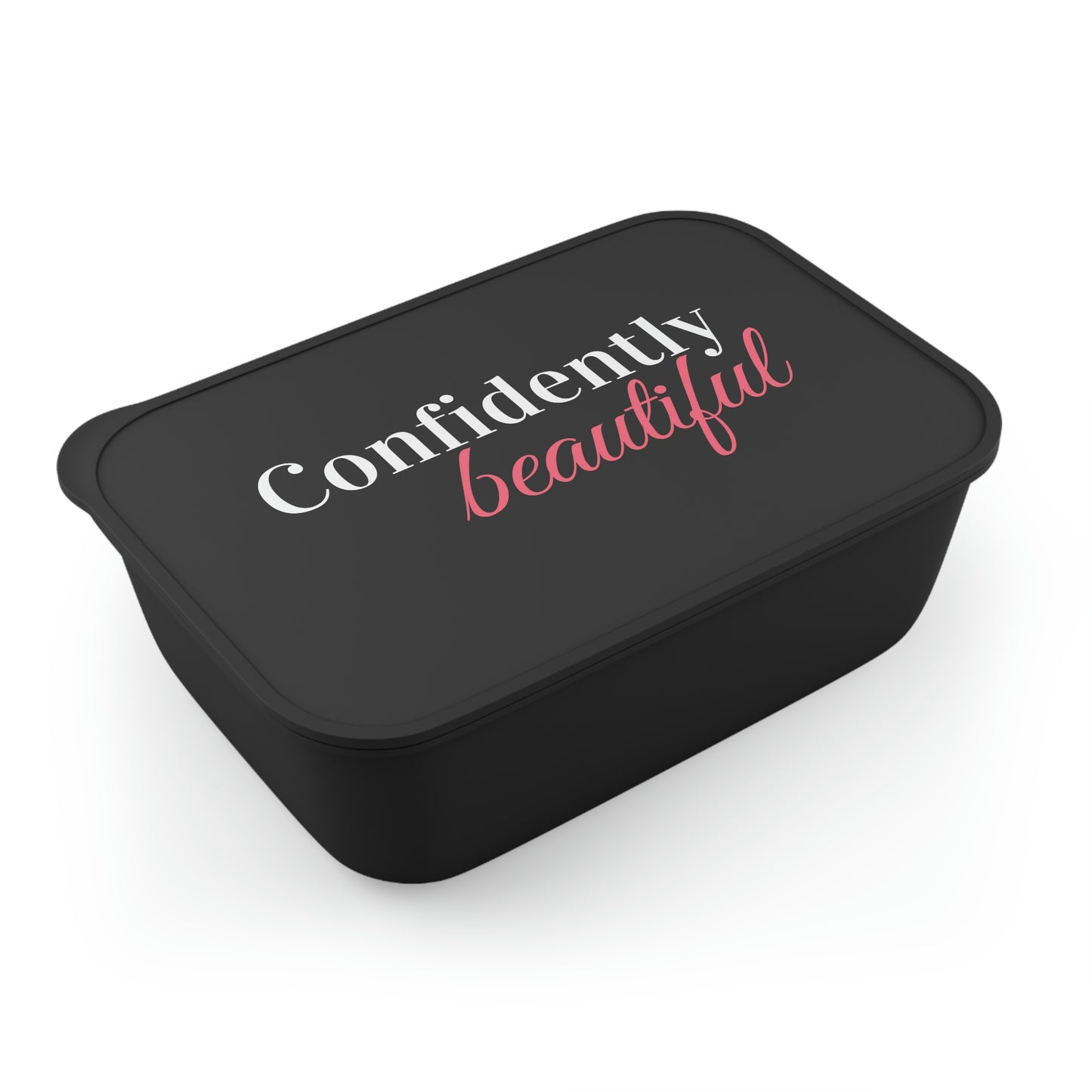 Confidently Beautiful Bento Box with Band and Utensils
