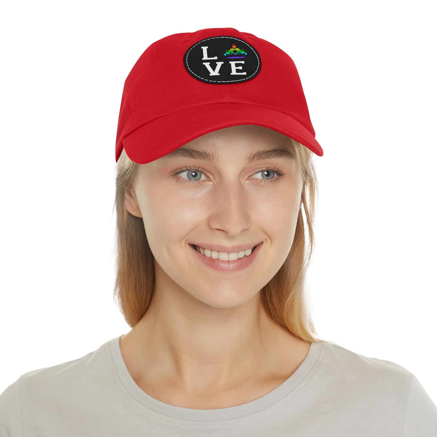Queens for Love - Dad Hat with Leather Patch