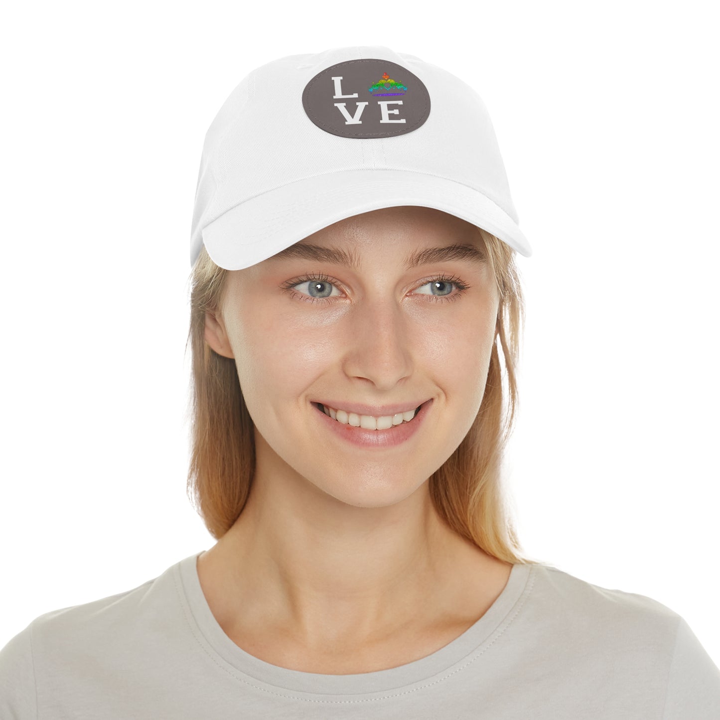 Queens for Love - Dad Hat with Leather Patch