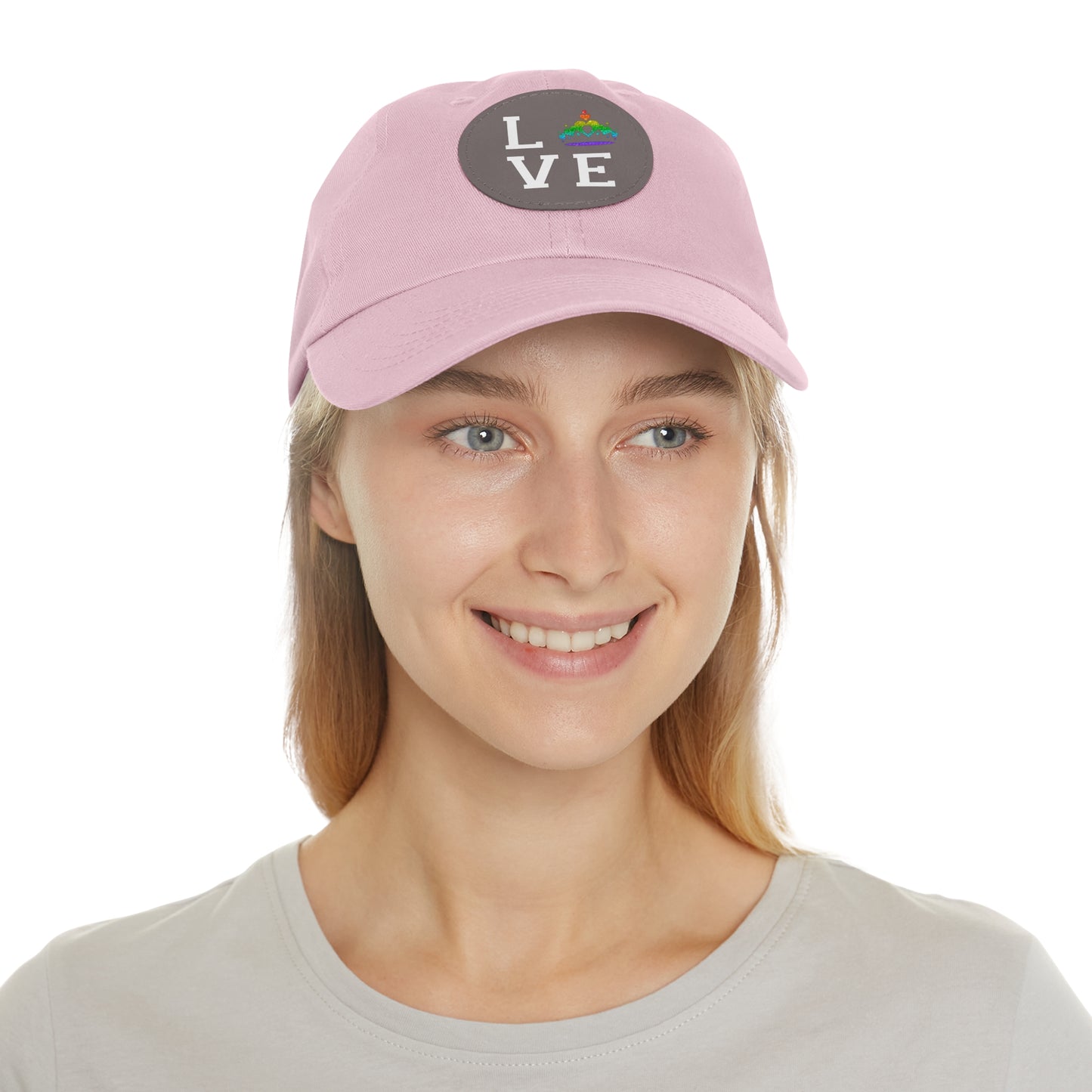 Queens for Love - Dad Hat with Leather Patch
