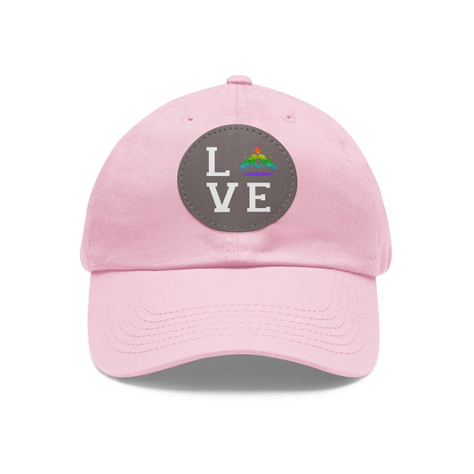 Queens for Love - Dad Hat with Leather Patch