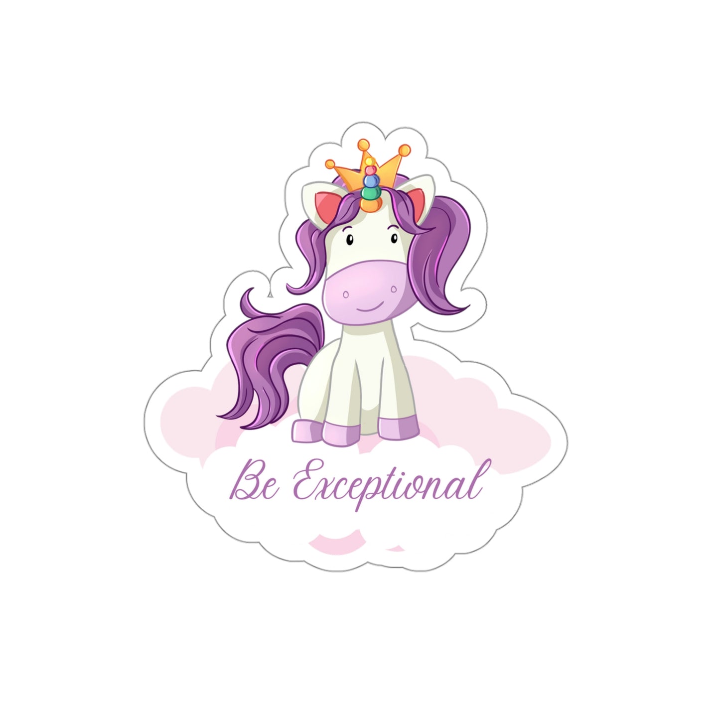 Be Exceptional - Die-Cut Stickers