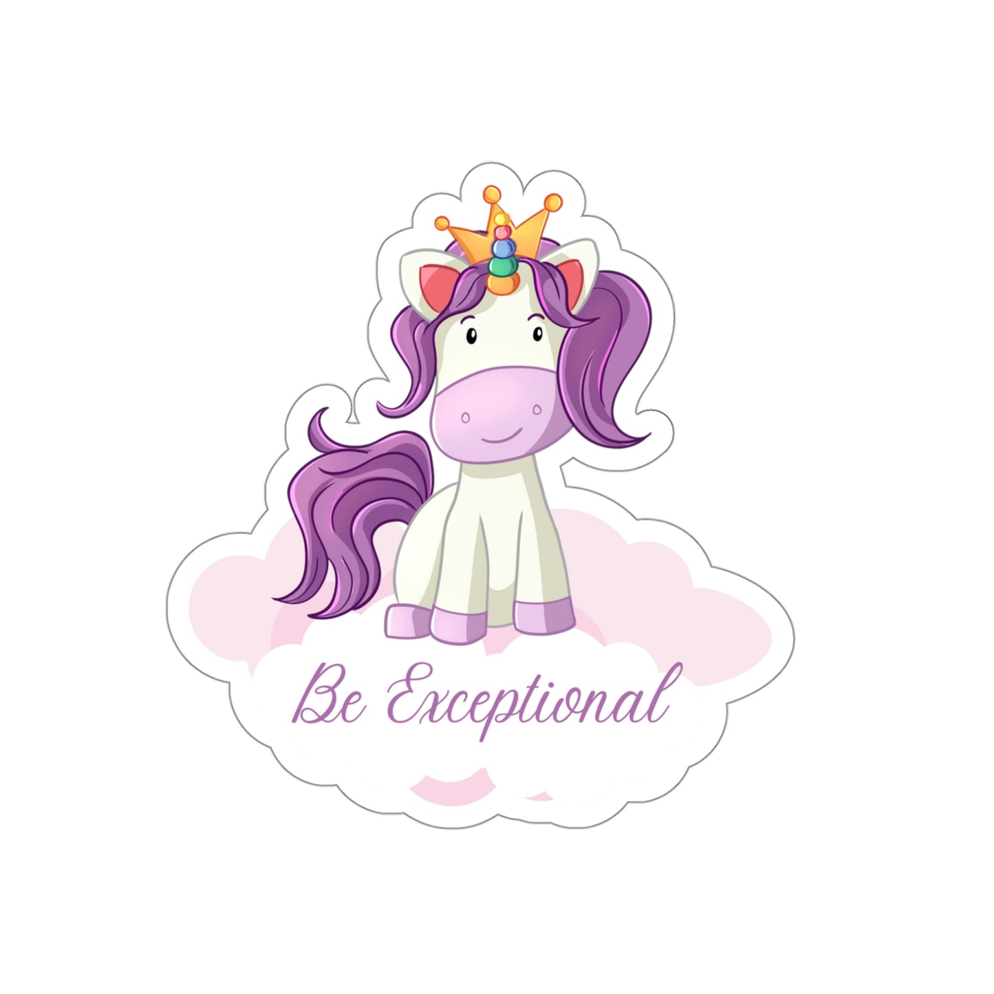 Be Exceptional - Die-Cut Stickers