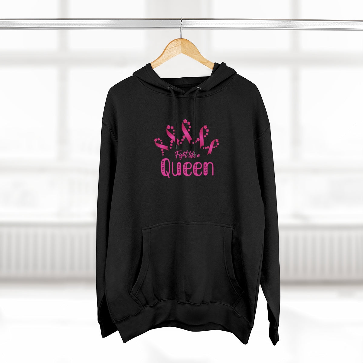 Fight Like a Queen - Unisex Premium Pullover Hoodie