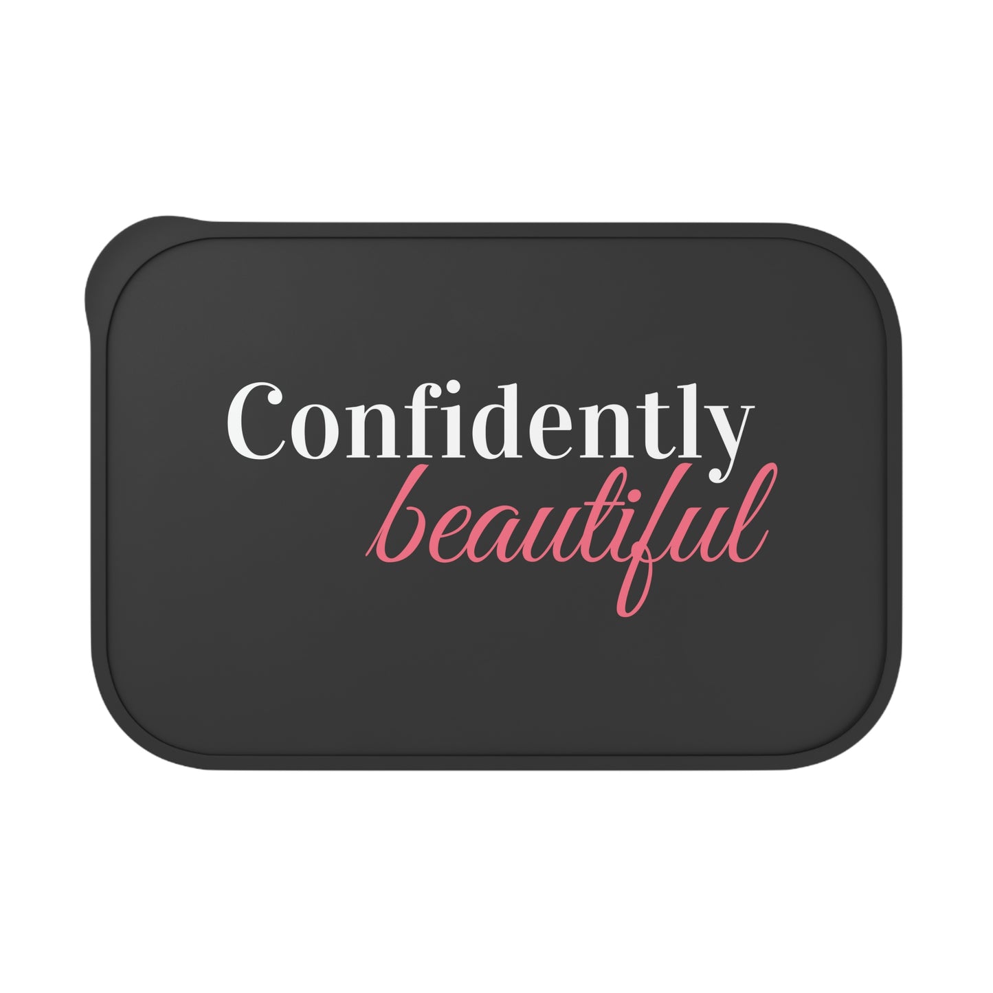 Confidently Beautiful Bento Box with Band and Utensils