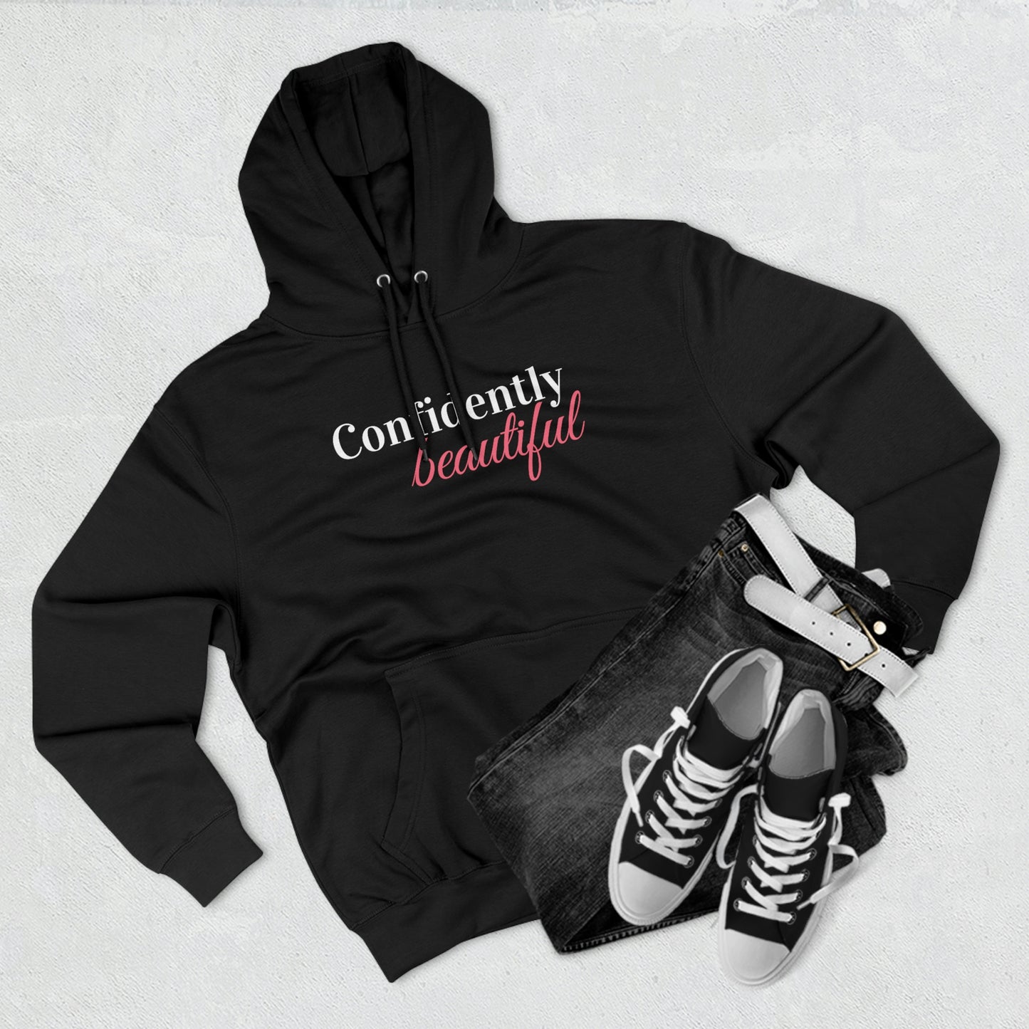 Confidently Beautiful - Premium Pullover Hoodie