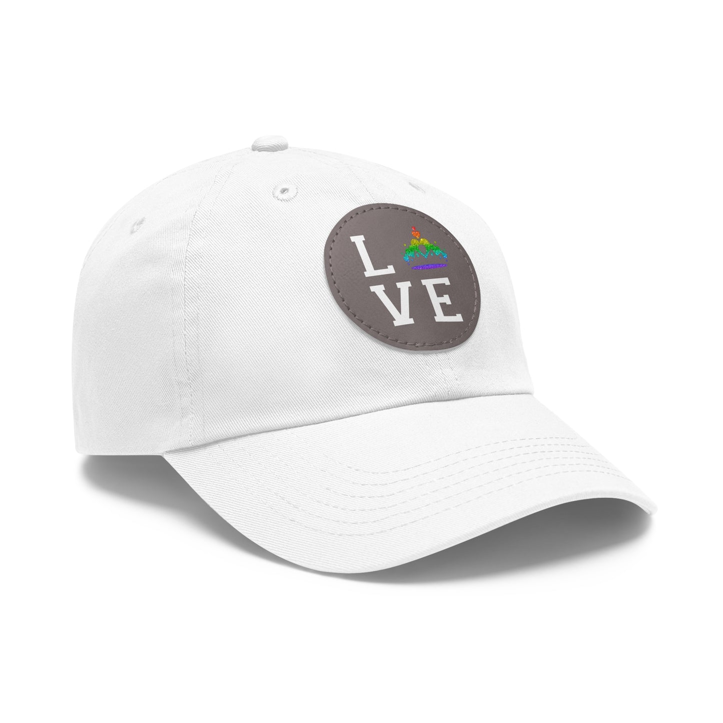 Queens for Love - Dad Hat with Leather Patch