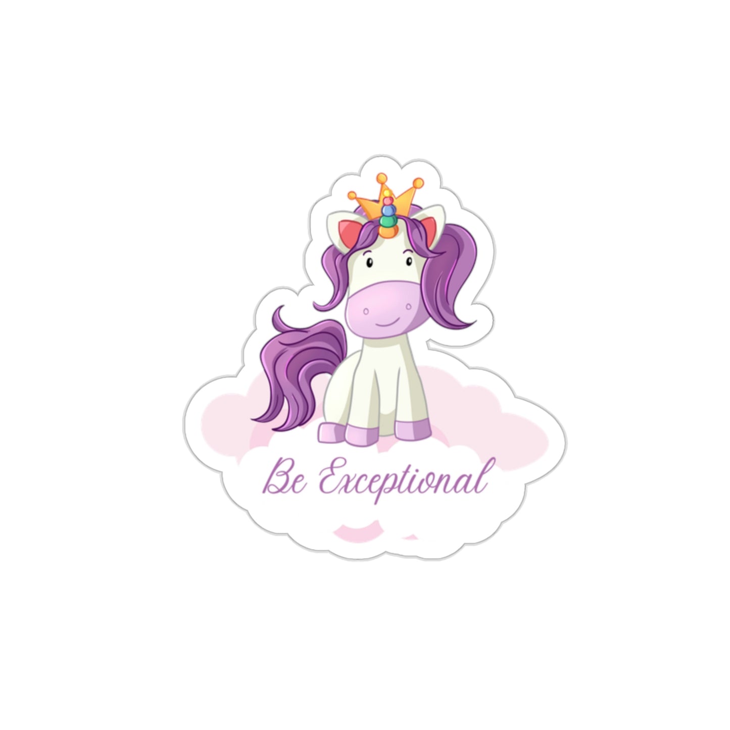 Be Exceptional - Die-Cut Stickers