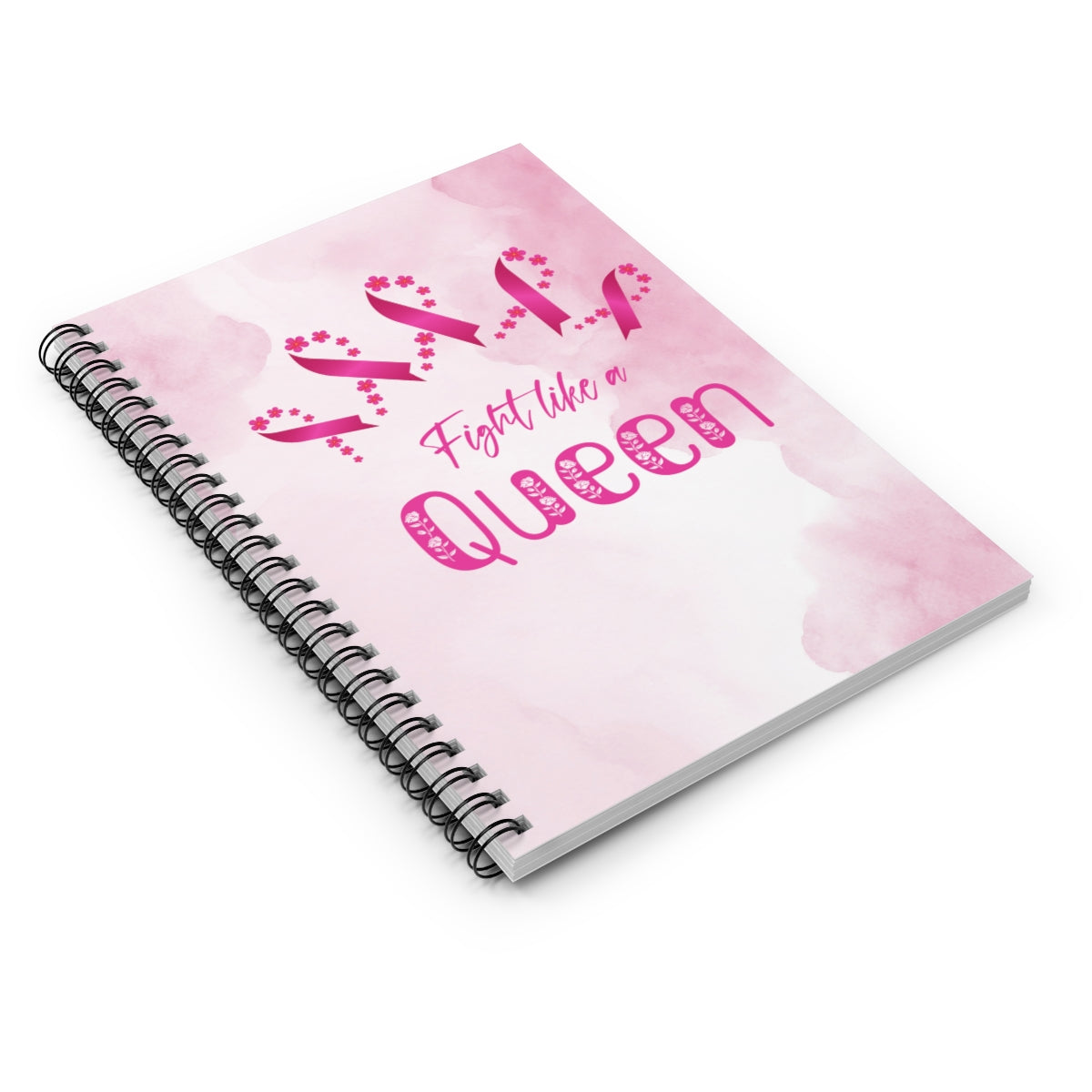 Fight Like a Queen - Spiral Notebook