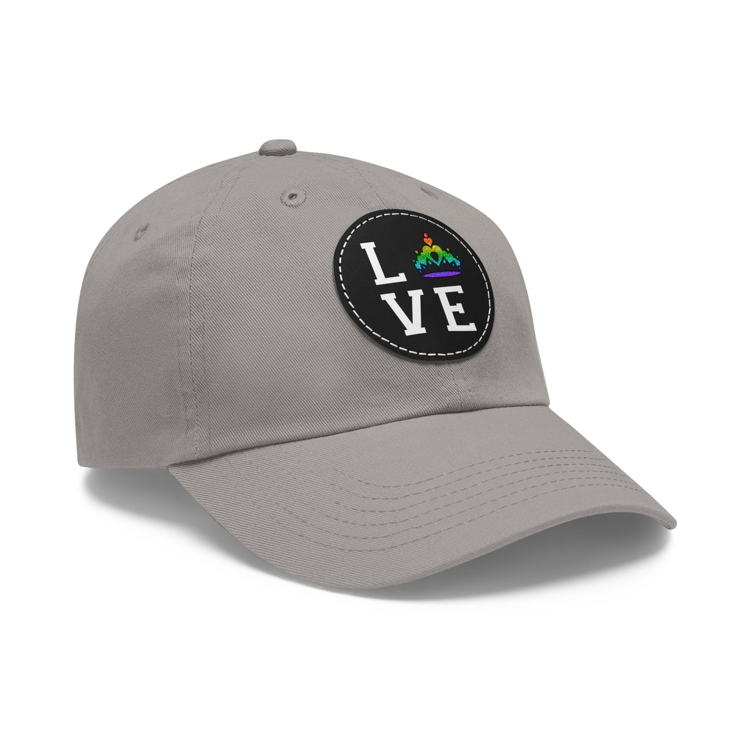 Queens for Love - Dad Hat with Leather Patch