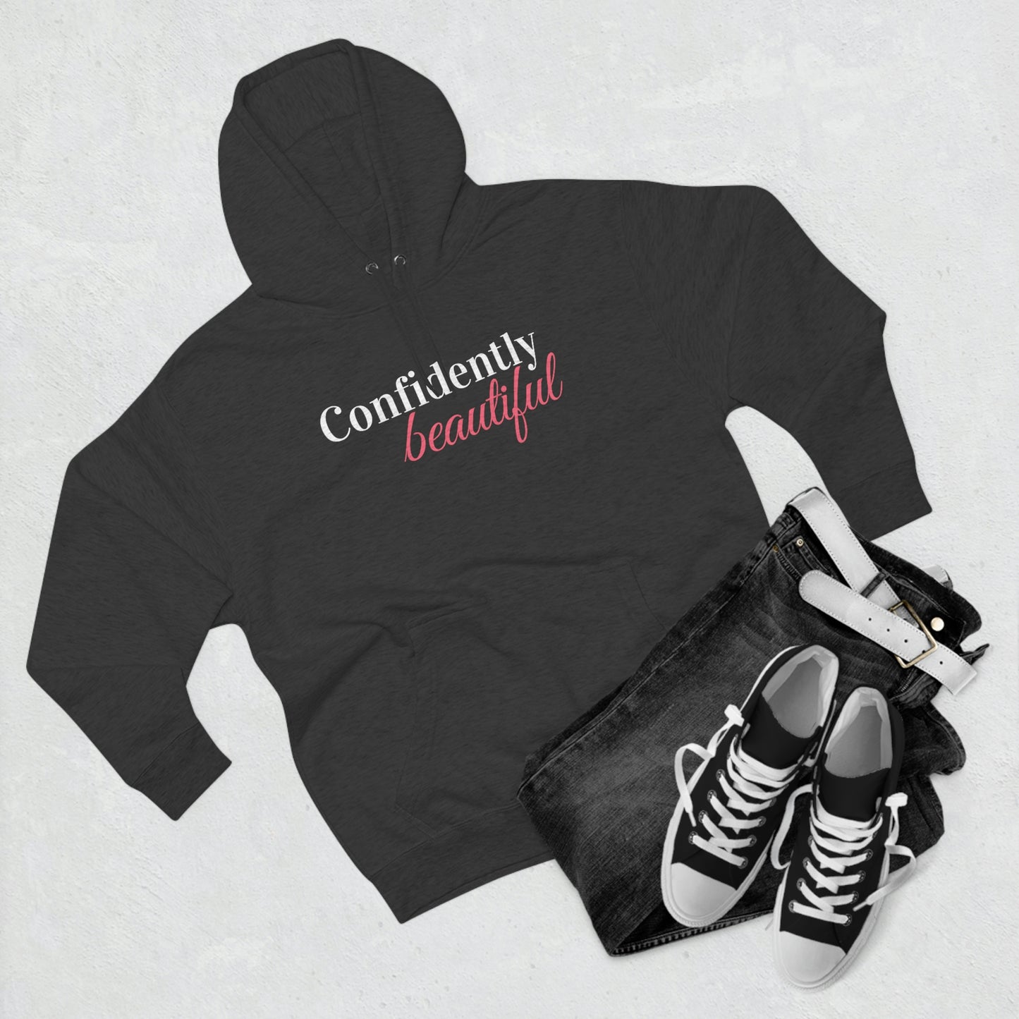 Confidently Beautiful - Premium Pullover Hoodie