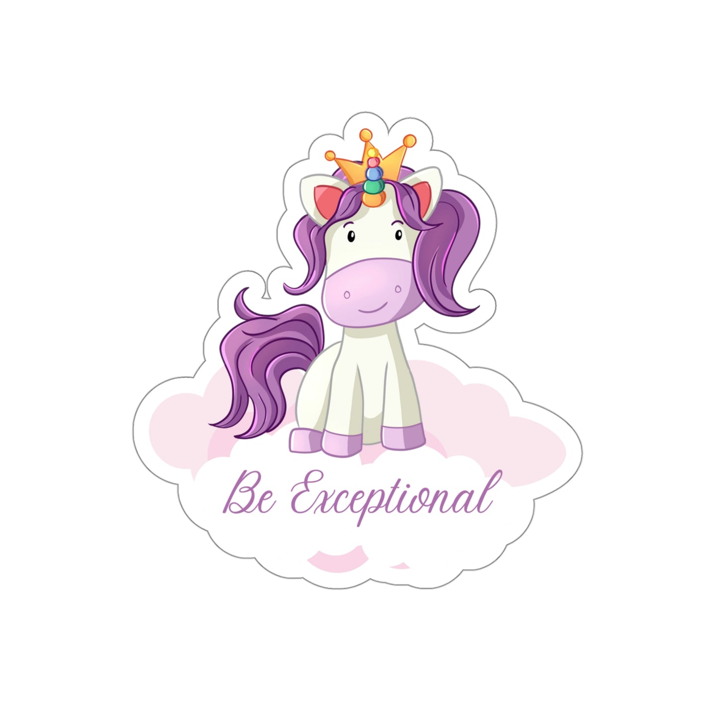 Be Exceptional - Die-Cut Stickers