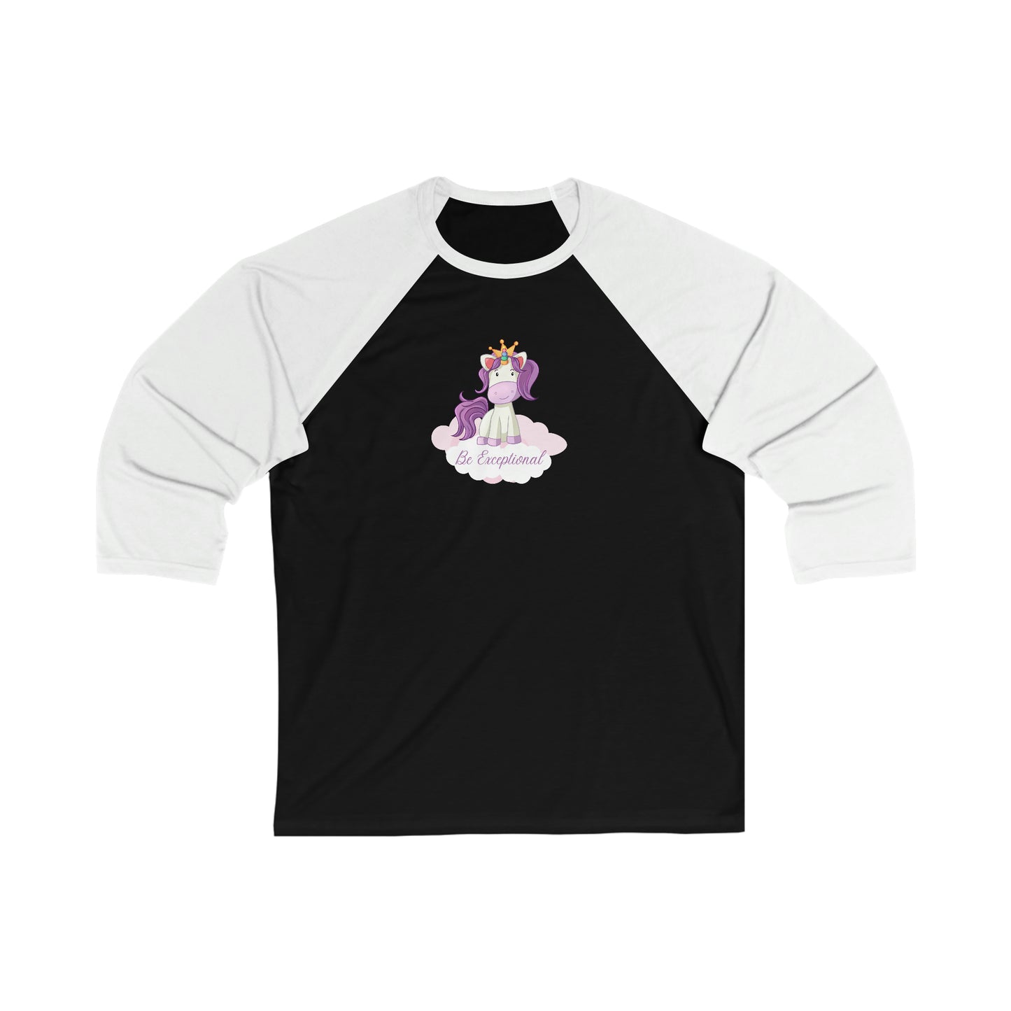 Be Exceptional 3\4 Sleeve Baseball Tee