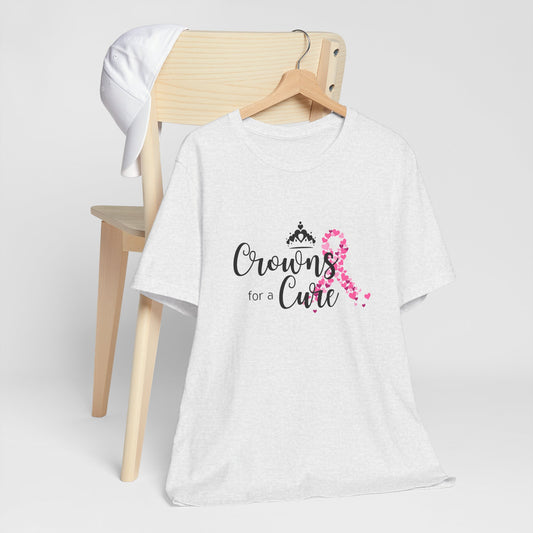 Crowns for a Cure - Breast Cancer Support Tee