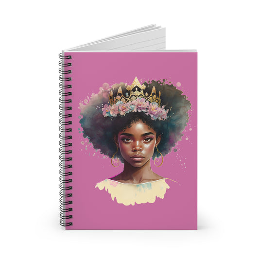 Flower Queen - Spiral Notebook - Ruled Line