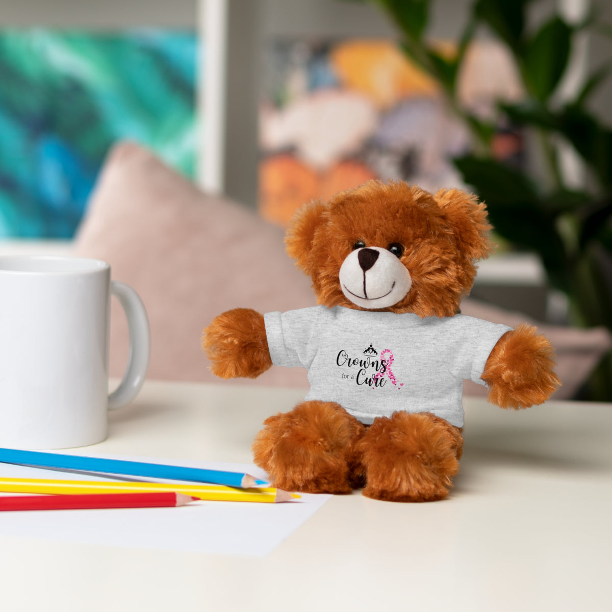 Crowns for a Cure - Breast Cancer Support Stuffed Animals