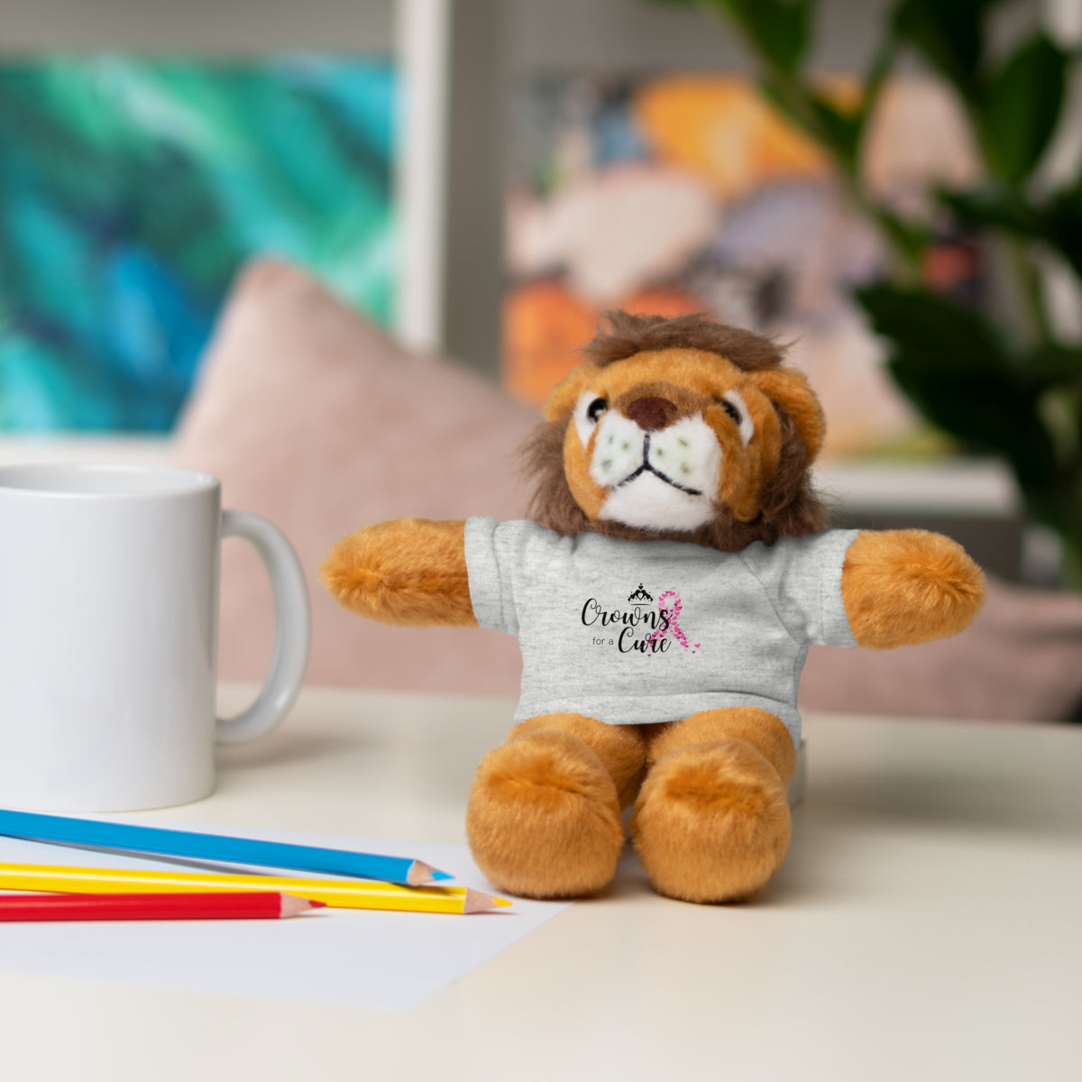 Crowns for a Cure - Breast Cancer Support Stuffed Animals