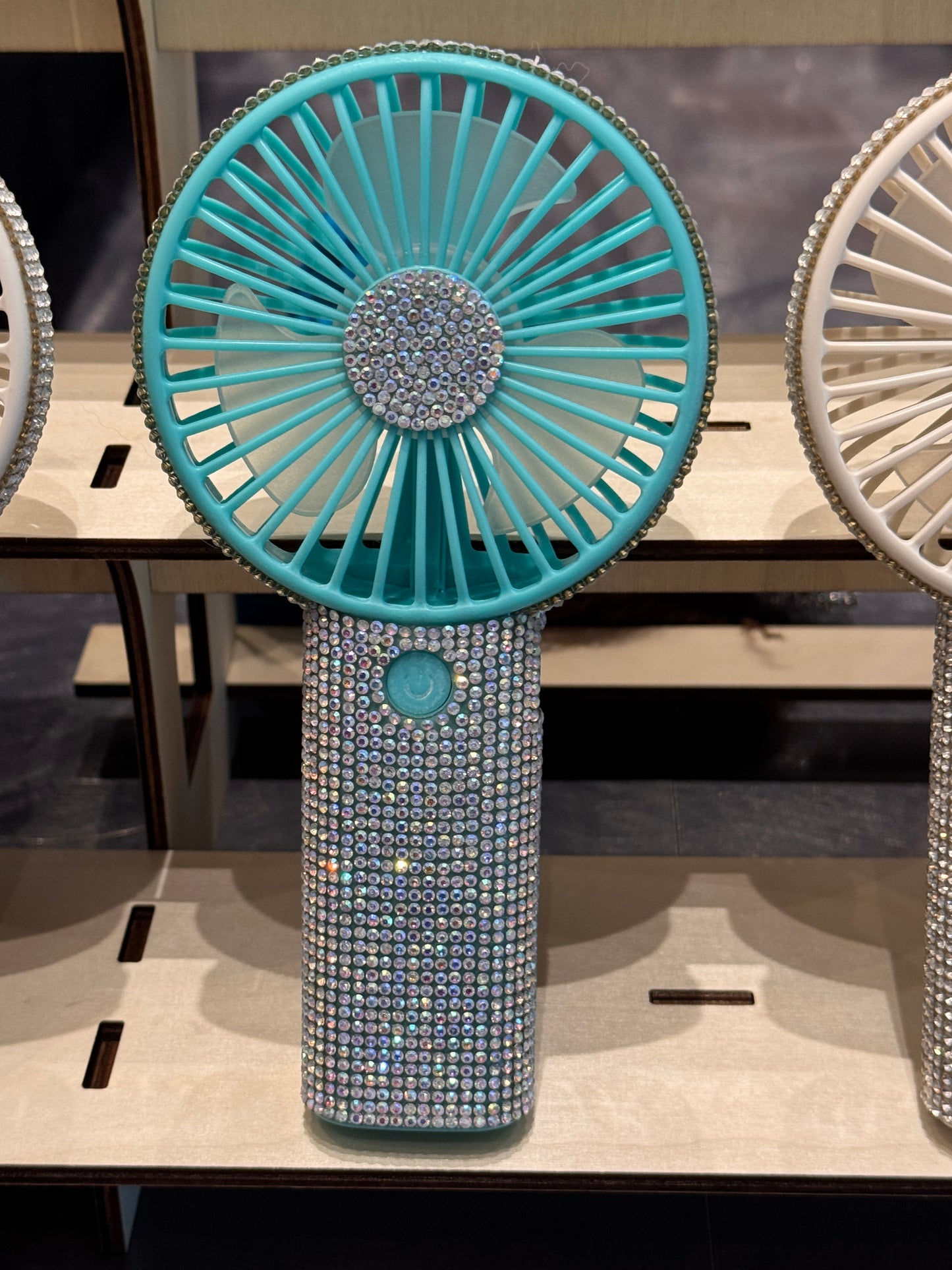 Rhinestone Rechargeable Hand Fan