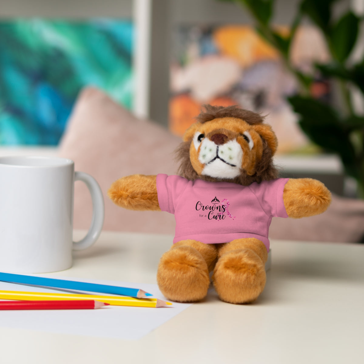 Crowns for a Cure - Breast Cancer Support Stuffed Animals