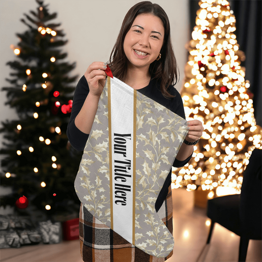 Ivy Custom Title Holder Stocking