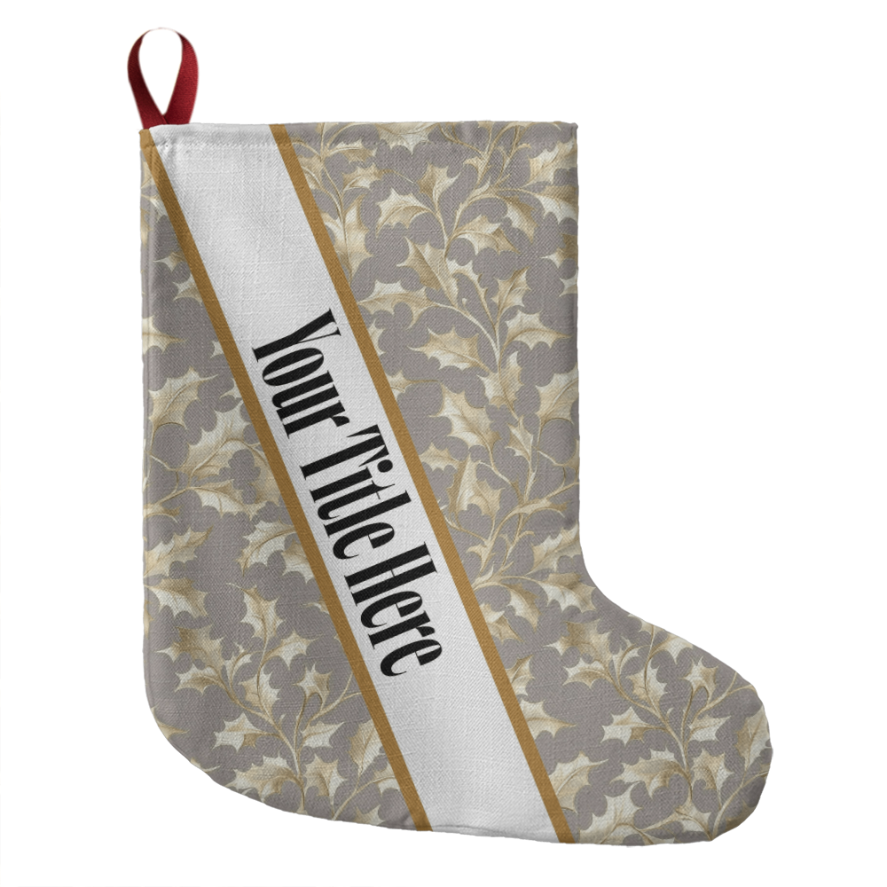 Ivy Custom Title Holder Stocking