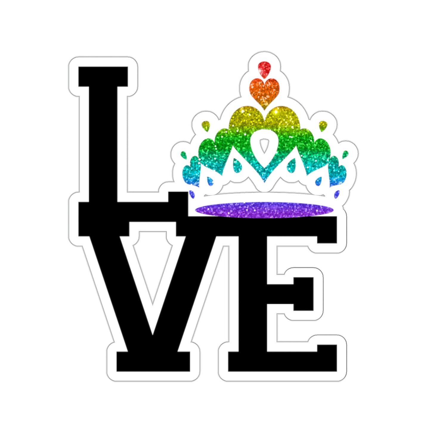 Queens for Love - Kiss-Cut Stickers