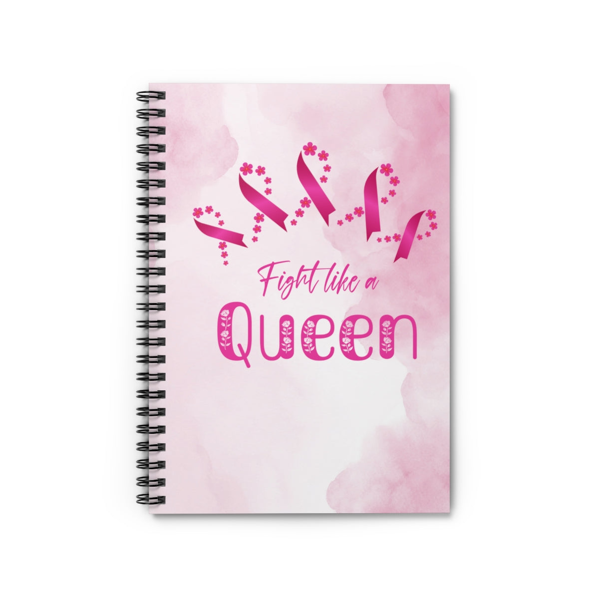 Fight Like a Queen - Spiral Notebook