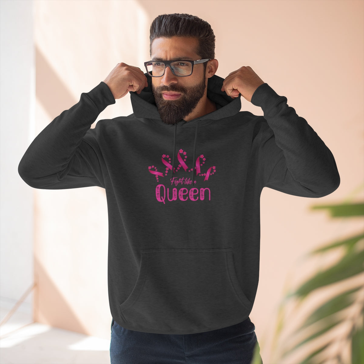 Fight Like a Queen - Unisex Premium Pullover Hoodie