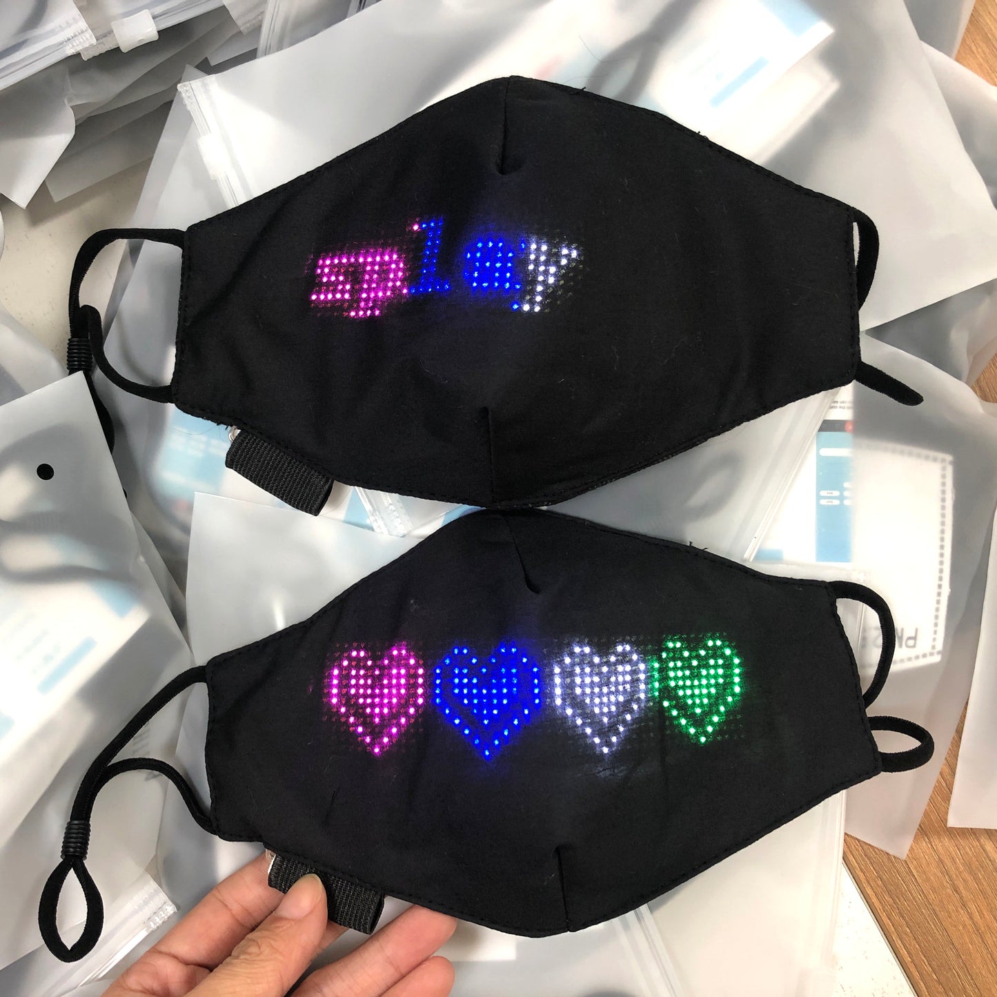 Programable LED Masks - app controlled!