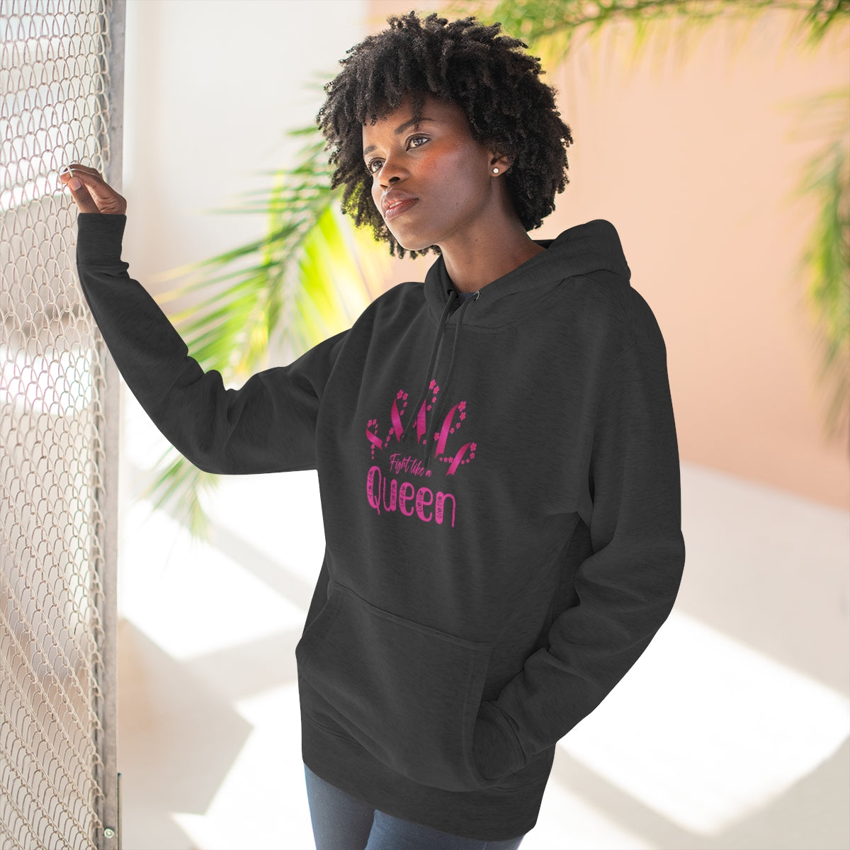 Fight Like a Queen - Unisex Premium Pullover Hoodie