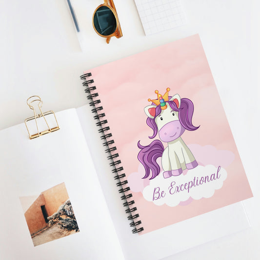 Be Exceptional - Spiral Notebook - Ruled Line
