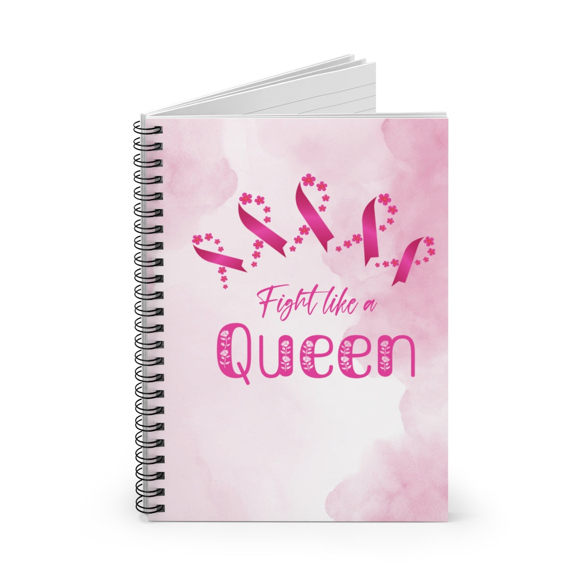 Fight Like a Queen - Spiral Notebook