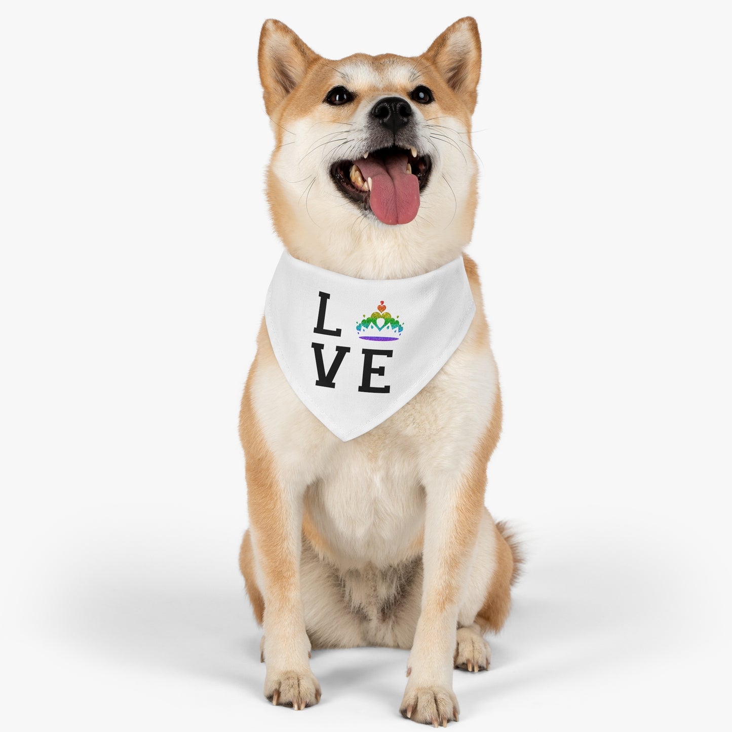 Queens for Love - Pet Bandana Collar