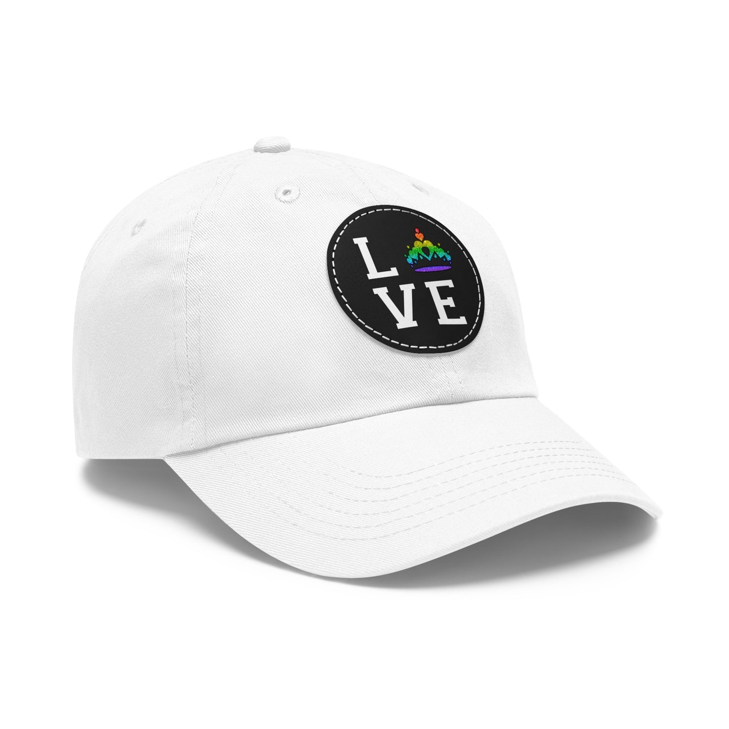 Queens for Love - Dad Hat with Leather Patch